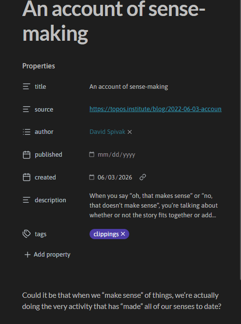 web clipping
